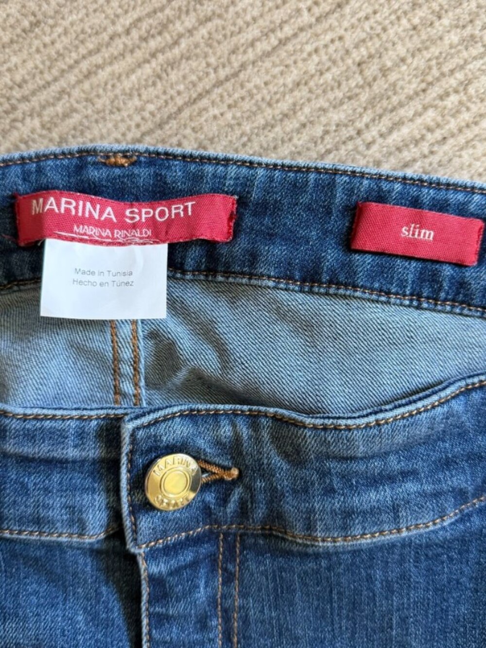 NWT - Slim Jeans by Marina Sport for Marina Rinaldi - Picture 5 of 8